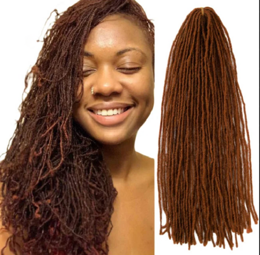18Inch Sister Loc Synthetic Braids Crochet Hair Ombre Natural Soft Dreadlocks Sisterlocks Sister Loc Hair Extensions