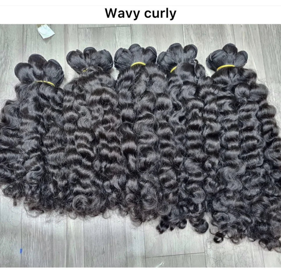 Wholesale Vietnamese Raw Hair Bone Straight Human Hair Burmese Curly Super Double Drawn Vietnam Bundle Hair Vendor