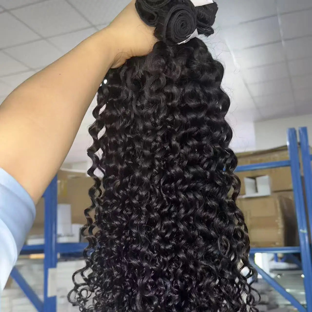 Wholesale Vietnamese Raw Hair Bone Straight Human Hair Burmese Curly Super Double Drawn Vietnam Bundle Hair Vendor