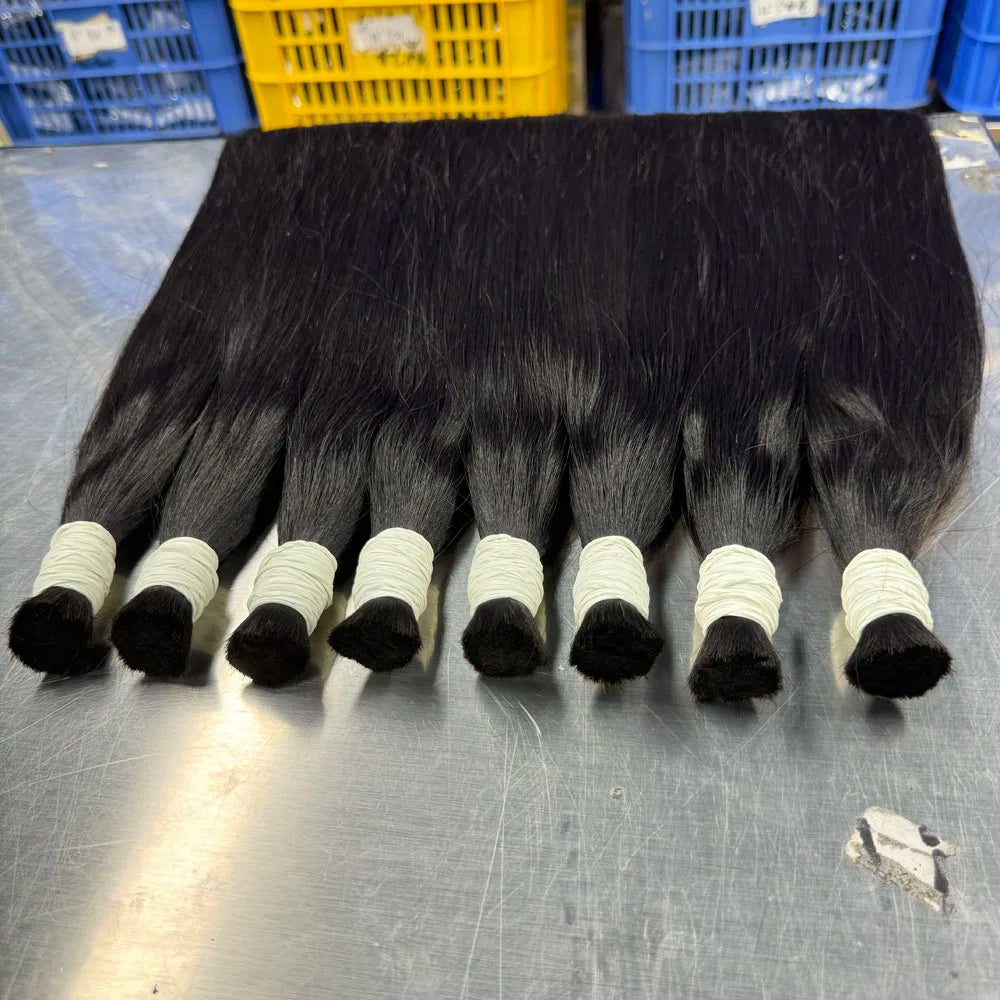 Luxury Extensions Natural 100% Human Hair Bulk Extension