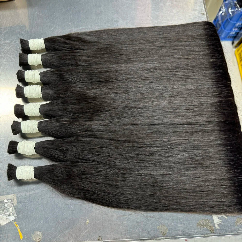 Luxury Extensions Natural 100% Human Hair Bulk Extension