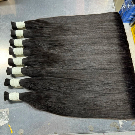 Luxury Extensions Natural 100% Human Hair Bulk Extension