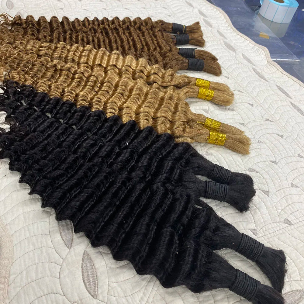 Luxury Extensions Natural 100% Human Hair Bulk Extension