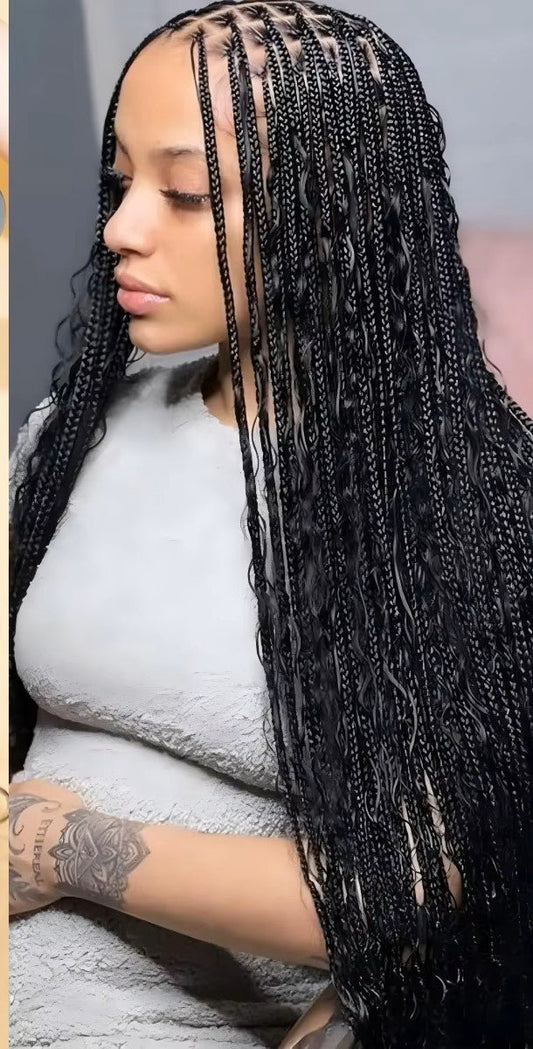 Boho Braids Deep Wave Human Hair - Luxx Rainn