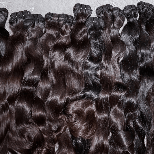 Raw Indian Silky Wavy Hair Bundles - Luxx Rainn
